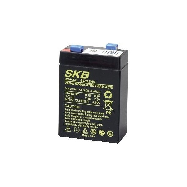 Batteria al piombo 6V 3.2Ah SK6-3.2