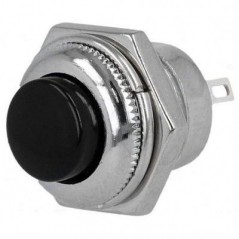 Pulsante nero instabile deviatore 1.5A 14mm