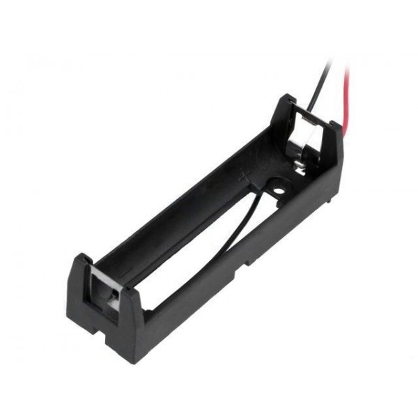 Portabatteria 18650 con fili