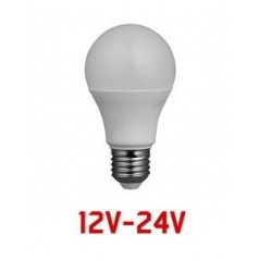 Lampada LED goccia 10W E27 luce calda 9-30V