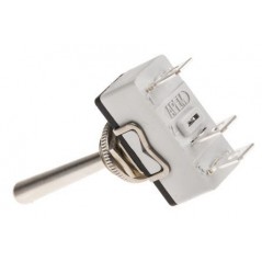 Deviatore a leva unipolare (ON)-OFF-(ON) APEM