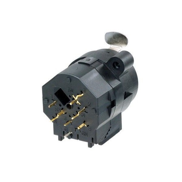 Presa combo XLR+Jack 9 pin verticale Neutrik