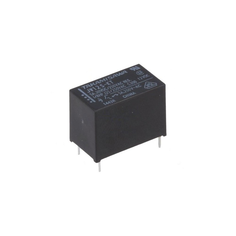 Relè 12V 5A 1 Scambio JV-12S-KT TAKAMISAWA