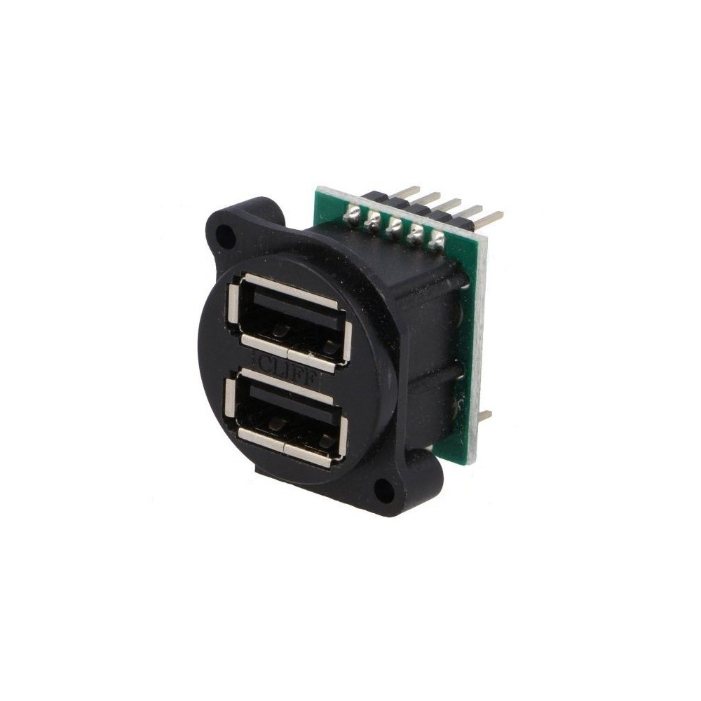 Presa doppia USB da circuito stampato