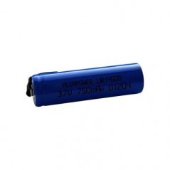 LiIon battery 3.7V 0.75A 14500 with terminals