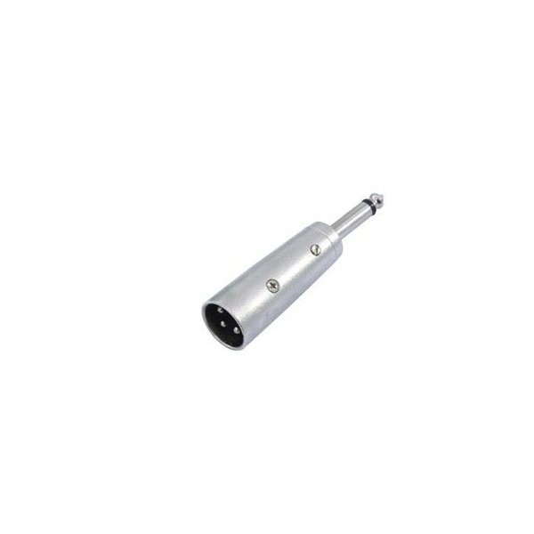 Adattatore XLR maschio JACK 6.3mm mono maschio