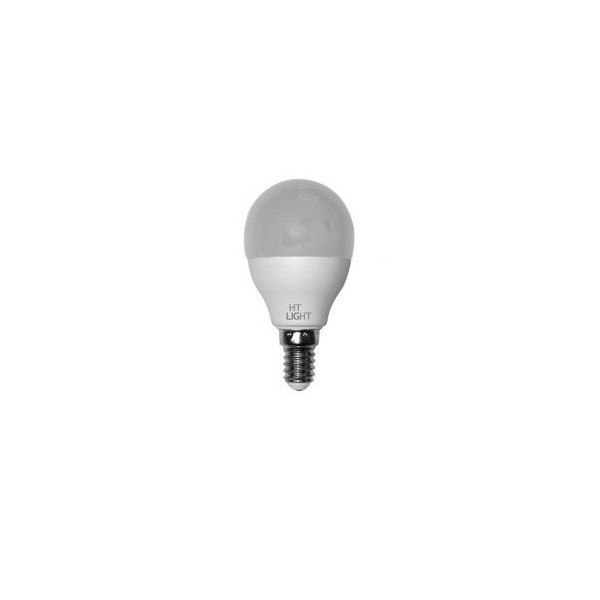 Lampada LED mini sfera 8W E14 luce naturale alta potenza