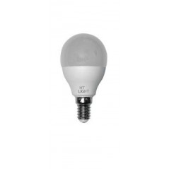 Lampada LED mini sfera 8W E14 luce naturale alta potenza
