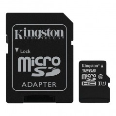 Micro SD HC kingston 32GB classe 10 con adattatore