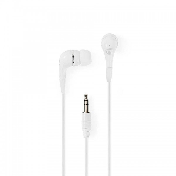 White earphone headphone 1.2mt leght cable