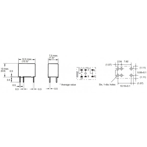 Relay G5V-1 Omron 24Vdc