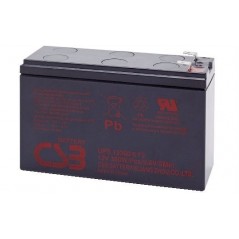 Lead acid battery 12V 6Ah slim CSB UPS123606F1/F2