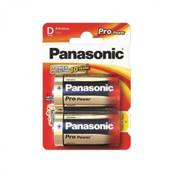 Panasonic ProPower 1.5V alkaline D batteries