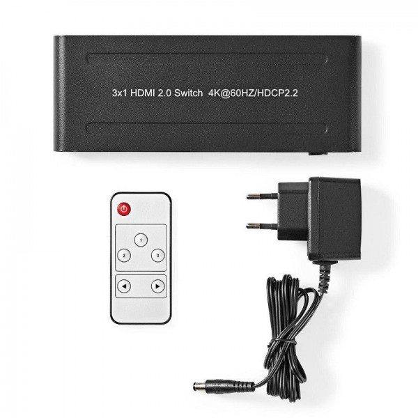 Switch multipresa 3 Ingressi 4K HDMI 2.0