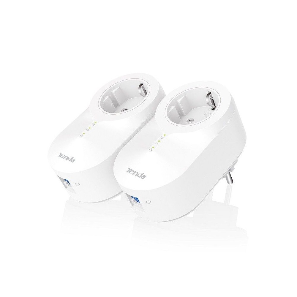 Kit 2 powerline gigabit con presa passante Tenda PH6