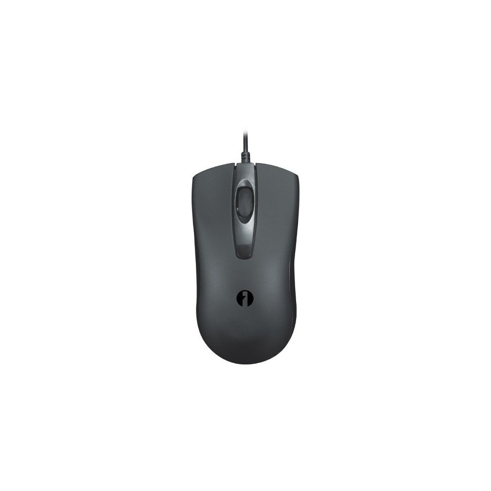 Black USB optical mouse