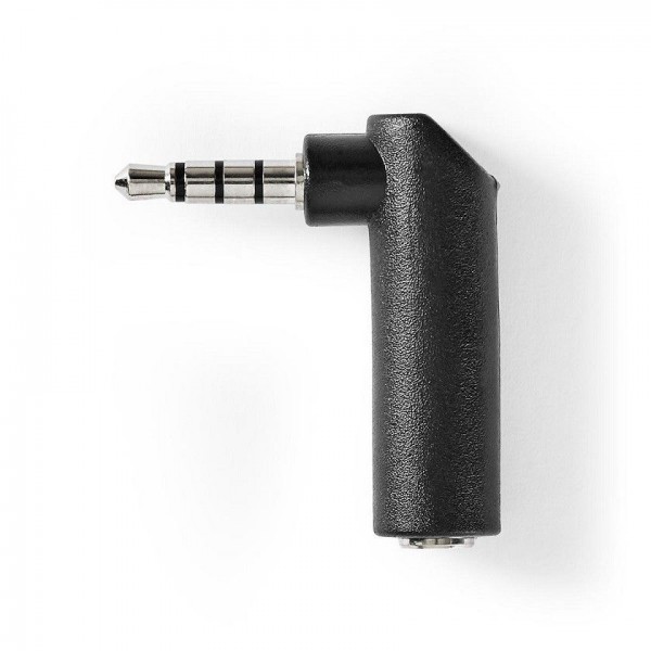 Adattatore audio con microfono angolato 3.5mm
