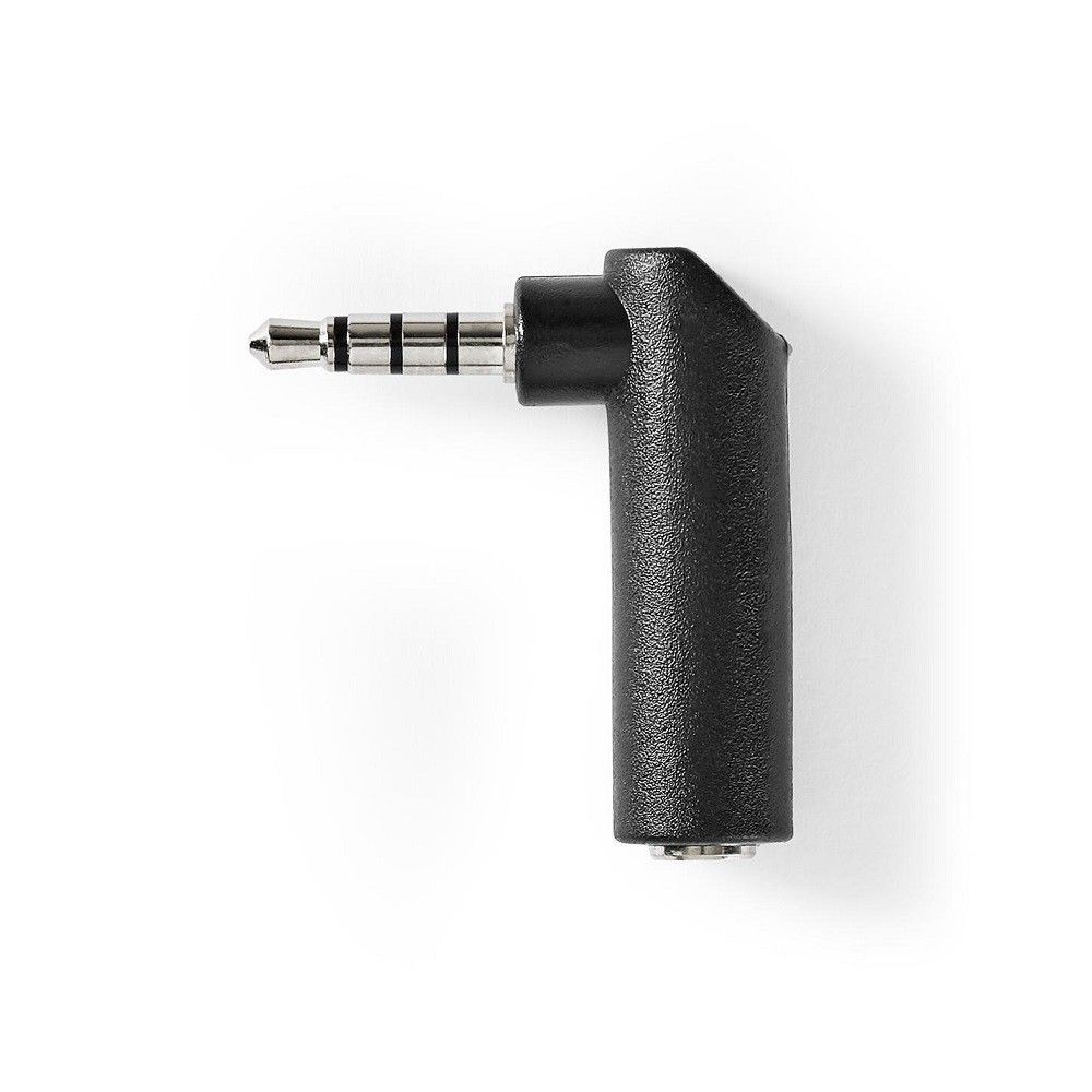 Audio adapter with 3.5mm angled microphone