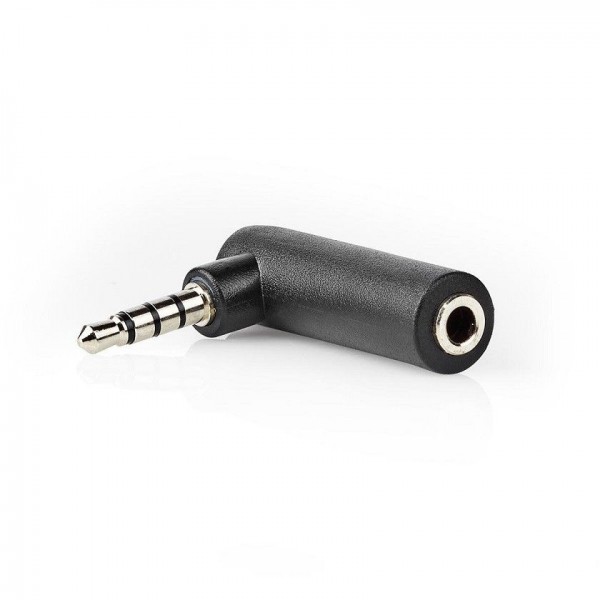 Adattatore audio con microfono angolato 3.5mm