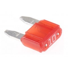 Red 10A blade mini fuse