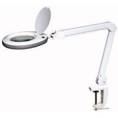LED table lamp with 5 diopters lens