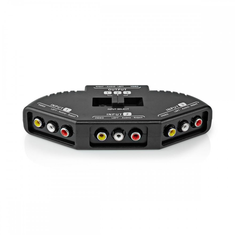 3 input audio video switch RCA