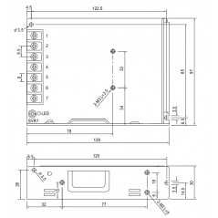 Professional 12V DC 8.5A power supply LRS-100-12