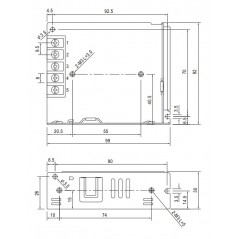 Professional 12V DC 3A power supply LRS-35-12