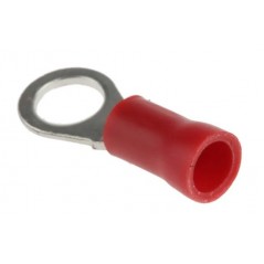 Capicorda occhiello M5 isolato rosso 5.3mm
