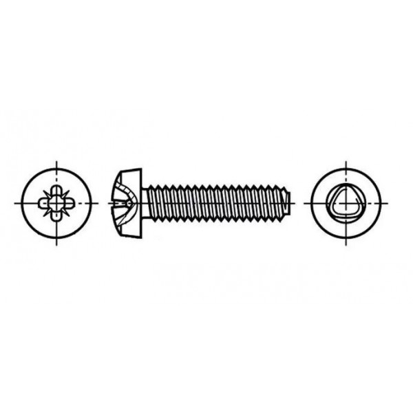 Cross screw M2.5 6mm long