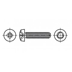 Cross screw M2.5 6mm long