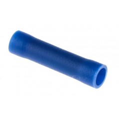 Tubetto giunzione 2.5mm isolato blu da crimpare