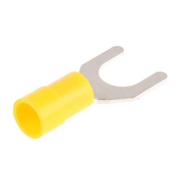 Yellow insulated M8 fork lugs
