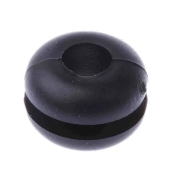 5mm black rubber grommet