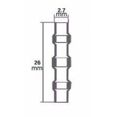 Heat-sealing and heat-shrink joint for cables with a maximum section of 0.35mm