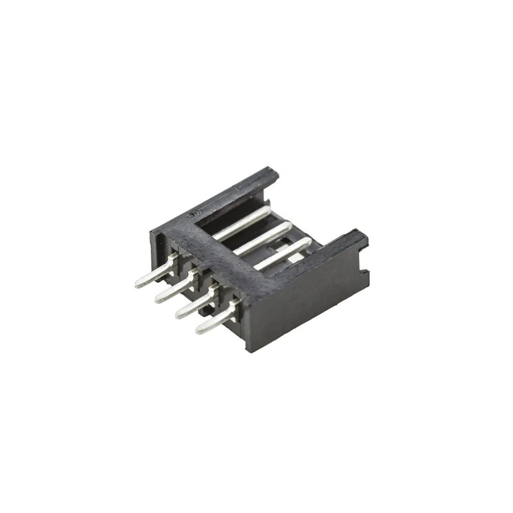 Connettore maschio 4 poli da circuito stampato AMP serie MODU II 280371-1