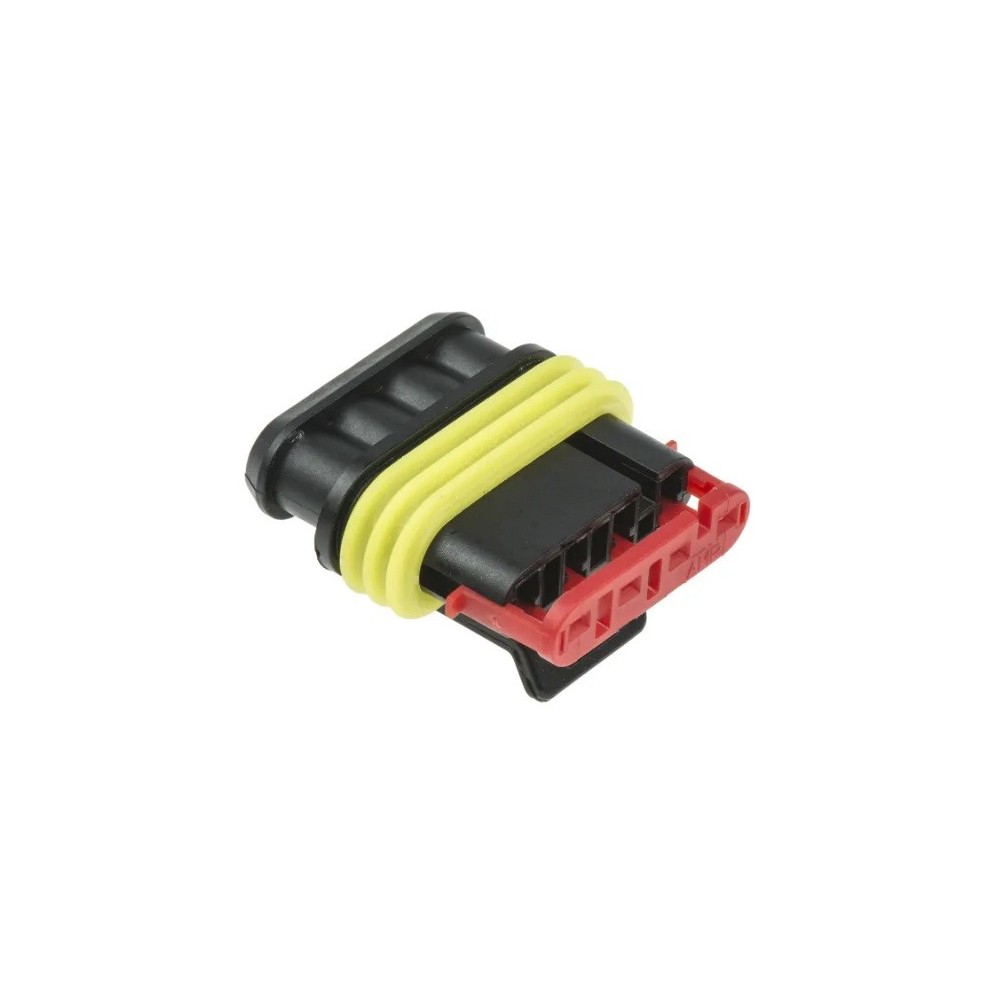 4-pole female connector SUPER SEAL 1.5 AMP 282088-1