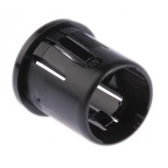 Led holder 10mm black plastic