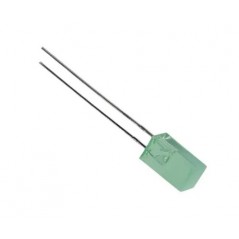 Led verde 5x5mm quadrato