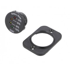 12-24Vdc panel battery meter with LED