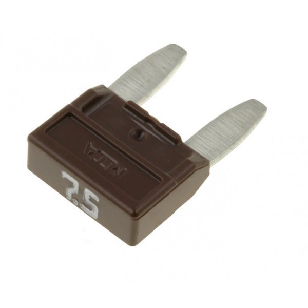 7.5A brown blade mini fuse