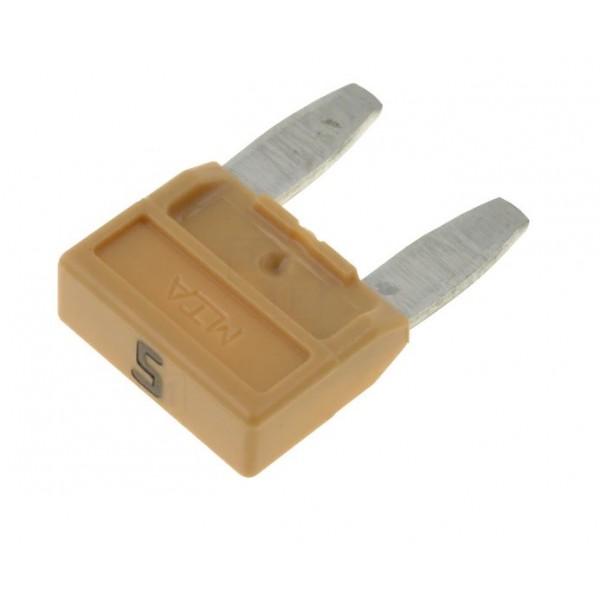 5A brown blade mini fuse