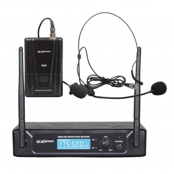 Kit radiomicrofono ad archetto wireless VHF 183,57Mhz