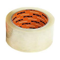 Clear tape for silent packs