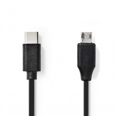 USB 2.0 cable Plug C - Micro B plug 1 mt