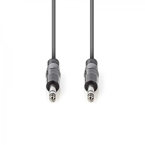 Audio cable 6.3mm jack - 6.3mm stereo jack 3mt