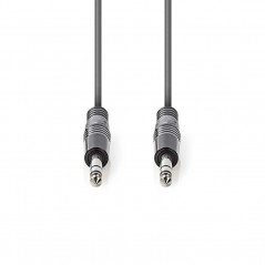 Audio cable 6.3mm jack - 6.3mm stereo jack 3mt
