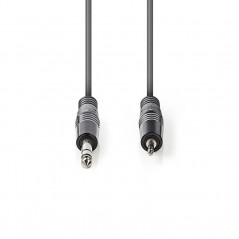 Cavo audio jack 6.3mm - jack 3.5mm stereo 3mt