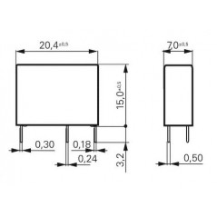 Relay 12V 5A 1 Exchange 1721531-2 TE