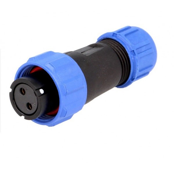 WEIPU SP13 2-pole female IP68 flying connector